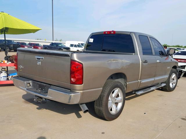 1D7HA18N48J126699 - 2008 DODGE RAM 1500 S GOLD photo 4