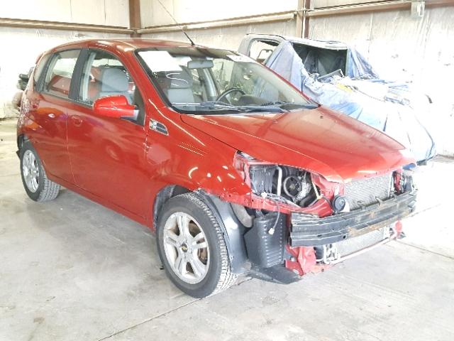 KL1TD6DE1BB217856 - 2011 CHEVROLET AVEO LS BURGUNDY photo 1