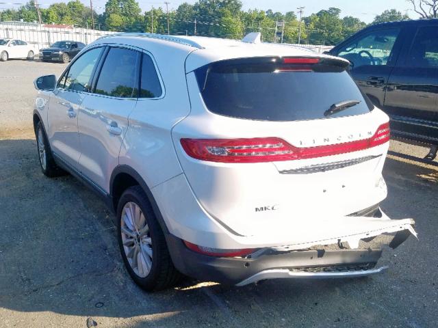 5LMCJ1C90KUL29411 - 2019 LINCOLN MKC WHITE photo 3