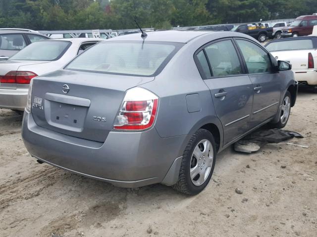 3N1AB61E77L668888 - 2007 NISSAN SENTRA 2.0 SILVER photo 4