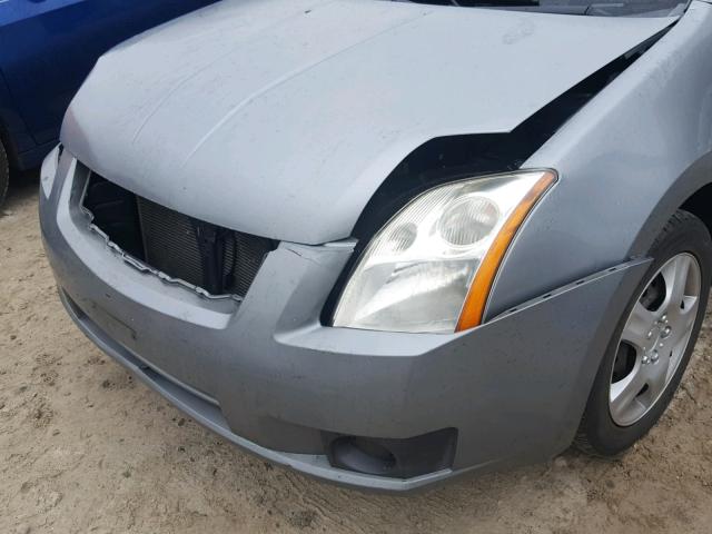 3N1AB61E77L668888 - 2007 NISSAN SENTRA 2.0 SILVER photo 9