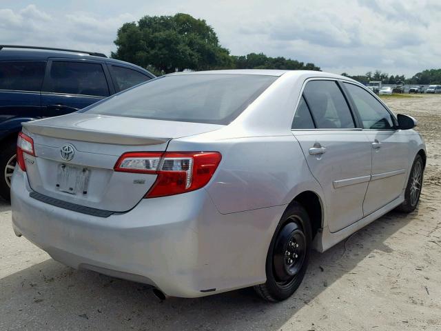 4T1BF1FK5CU088624 - 2012 TOYOTA CAMRY BASE SILVER photo 4