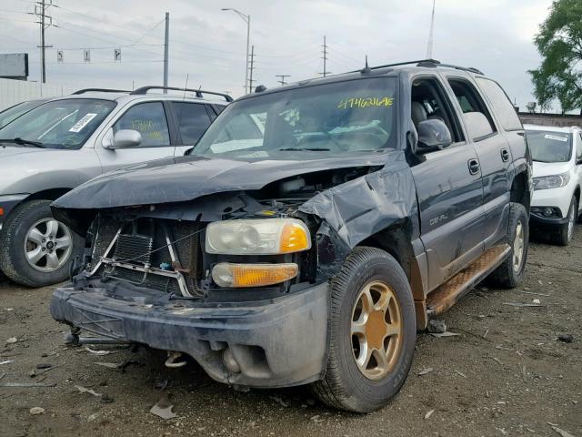 1GKEK63U64J195365 - 2004 GMC YUKON DENA BLACK photo 2