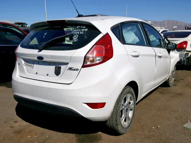 3FADP4EJ8GM147508 - 2016 FORD FIESTA SE WHITE photo 4