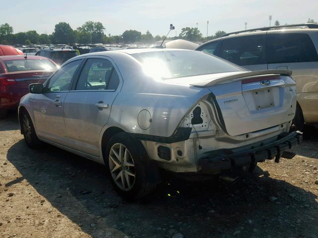 3FAHP0JG0CR274450 - 2012 FORD FUSION SEL SILVER photo 3