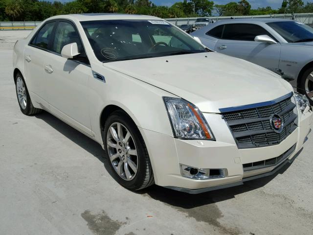 1G6DV57VX80153498 - 2008 CADILLAC CTS HI FEA WHITE photo 1