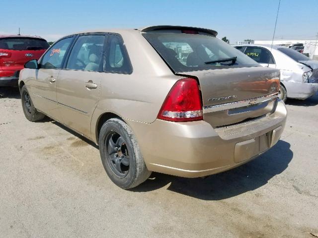 1G1ZT61846F268330 - 2006 CHEVROLET MALIBU MAX ოქროსფერი ფოტო 3