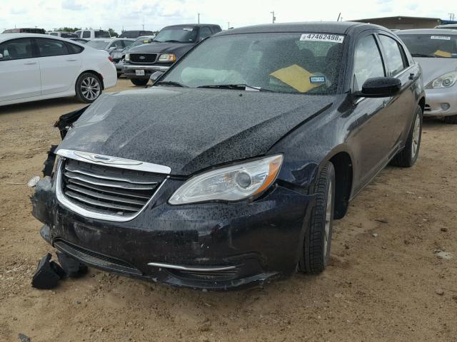 1C3CCBBB9CN127047 - 2012 CHRYSLER 200 TOURIN BLACK photo 2