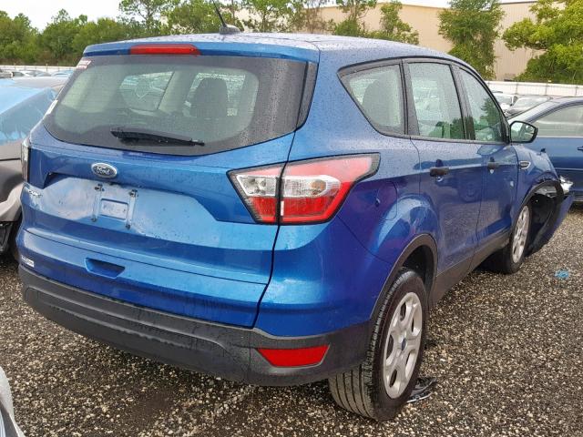 1FMCU0F70HUD07724 - 2017 FORD ESCAPE S BLUE photo 4