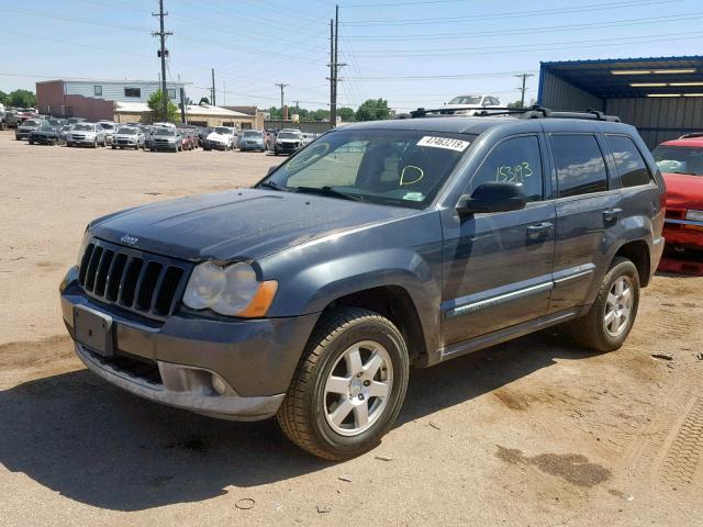 1J8GR48K88C171471 - 2008 JEEP GRAND CHER GRAY photo 2