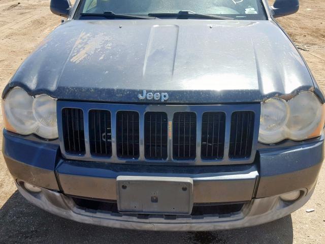 1J8GR48K88C171471 - 2008 JEEP GRAND CHER GRAY photo 9