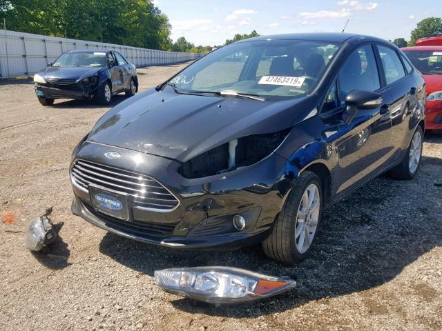 3FADP4BJXFM141292 - 2015 FORD FIESTA SE BLACK photo 2