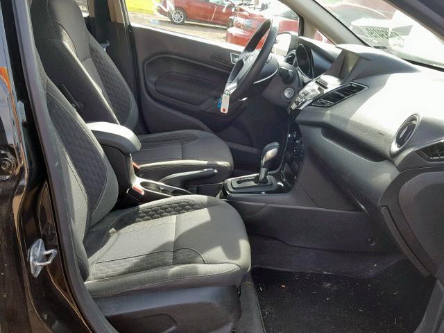 3FADP4BJXFM141292 - 2015 FORD FIESTA SE BLACK photo 5