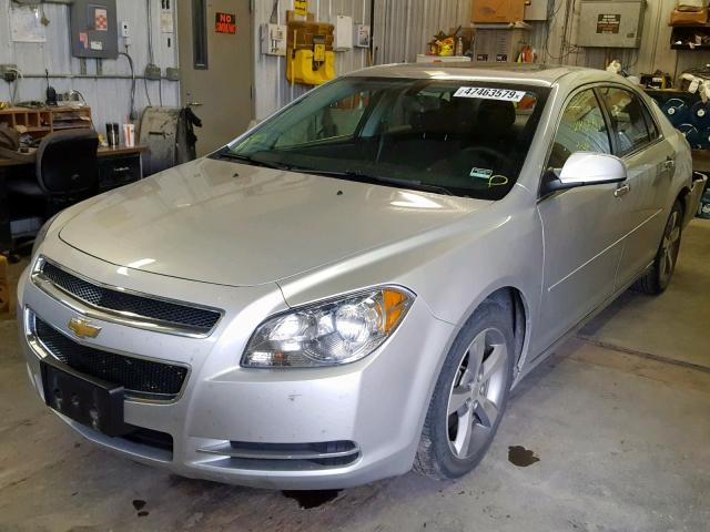 1G1ZC5E04CF155584 - 2012 CHEVROLET MALIBU 1LT 银色 照片 2