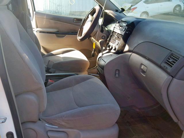 5TDZA23C74S047132 - 2004 TOYOTA SIENNA CE/ WHITE photo 5