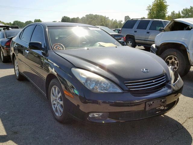 JTHBF30GX36007561 - 2003 LEXUS ES 300 BLACK photo 1