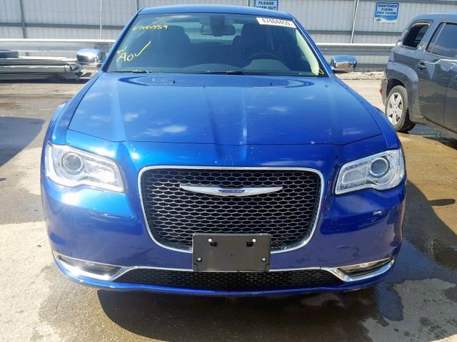 2C3CCAKG8KH591041 - 2019 CHRYSLER 300 LIMITE BLUE photo 9