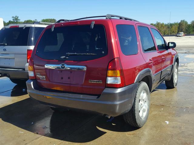4F2CZ06183KM22593 - 2003 MAZDA TRIBUTE ES 红色 照片 4