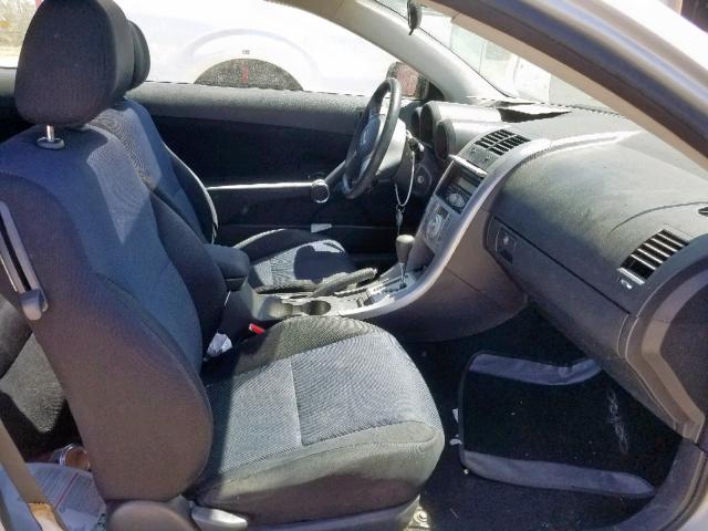 JTKDE177870156446 - 2007 TOYOTA SCION TC ვერცხლისფერი ფოტო 5