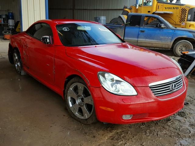 JTHFN48Y950069417 - 2005 LEXUS SC 430 RED photo 1