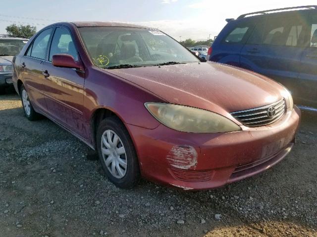 4T1BE32K66U121736 - 2006 TOYOTA CAMRY LE BURGUNDY photo 1