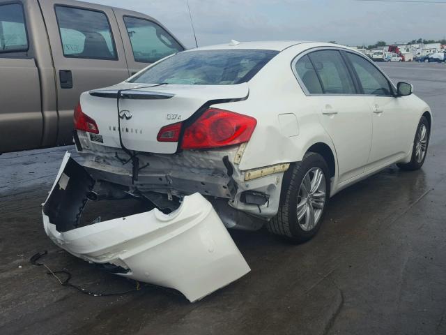 JN1CV6AR2CM670678 - 2012 INFINITI G37 WHITE photo 4