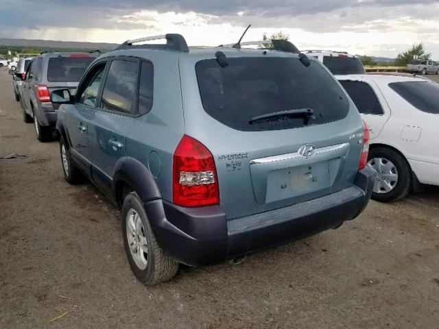 KM8JN12D77U491029 - 2007 HYUNDAI TUCSON SE GREEN photo 3