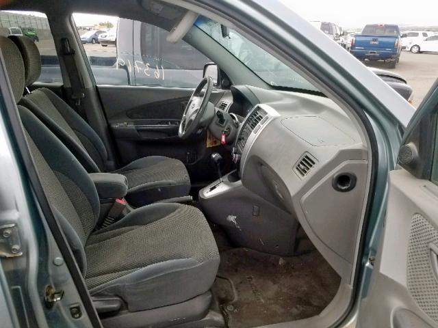 KM8JN12D77U491029 - 2007 HYUNDAI TUCSON SE GREEN photo 5