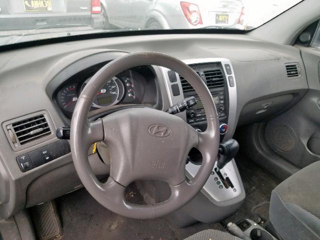 KM8JN12D77U491029 - 2007 HYUNDAI TUCSON SE GREEN photo 9