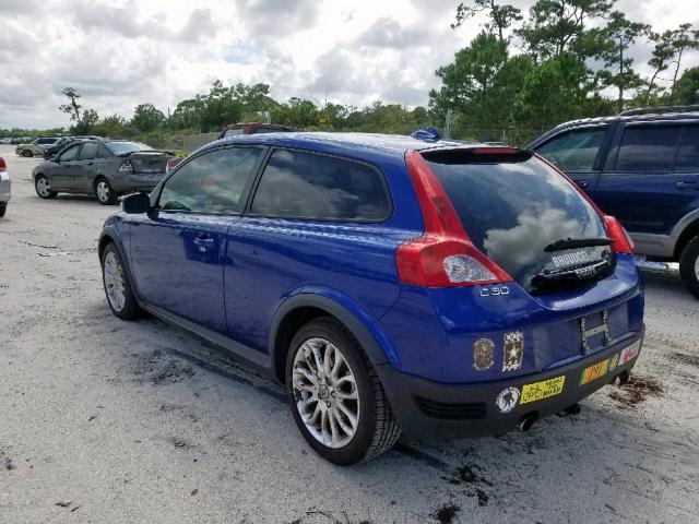 YV1MK672X82046855 - 2008 VOLVO C30 T5 BLUE photo 3