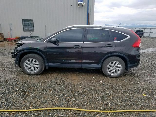 2HKRM4H73FH626366 - 2015 HONDA CR-V EXL BROWN photo 9