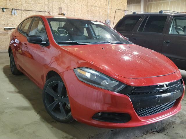 1C3CDFBB6GD505194 - 2016 DODGE DART SXT RED photo 1