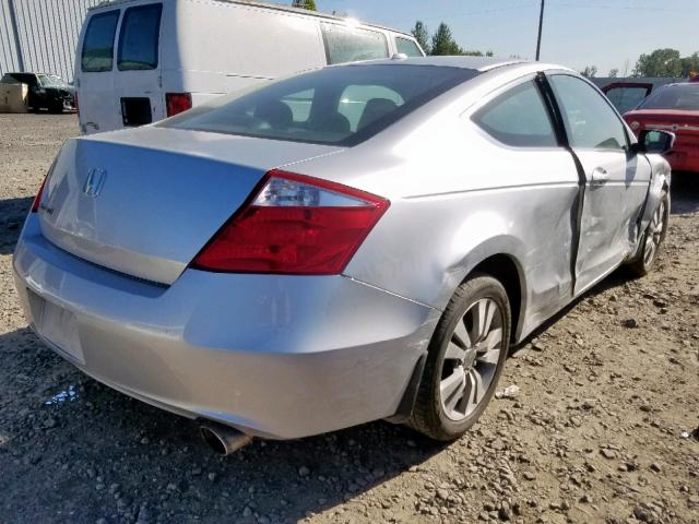 1HGCS12808A005657 - 2008 HONDA ACCORD EXL SILVER photo 4