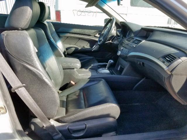 1HGCS12808A005657 - 2008 HONDA ACCORD EXL SILVER photo 5