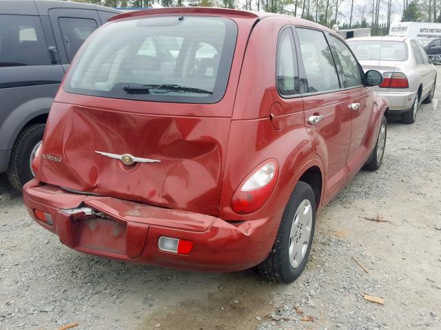 3A8FY48959T540207 - 2009 CHRYSLER PT CRUISER RED photo 4