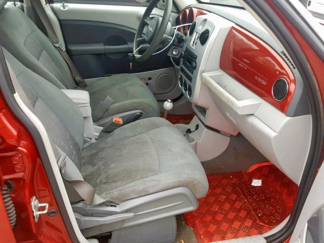 3A8FY48959T540207 - 2009 CHRYSLER PT CRUISER RED photo 5