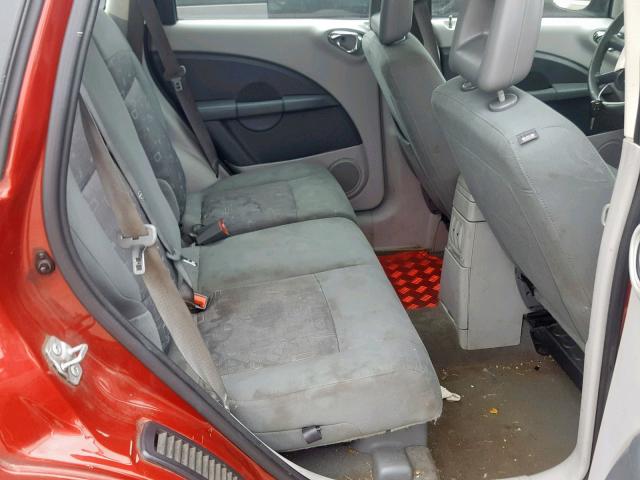 3A8FY48959T540207 - 2009 CHRYSLER PT CRUISER RED photo 6