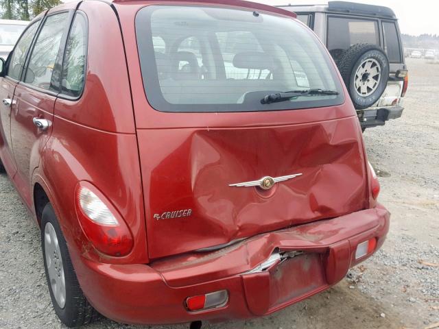 3A8FY48959T540207 - 2009 CHRYSLER PT CRUISER RED photo 9