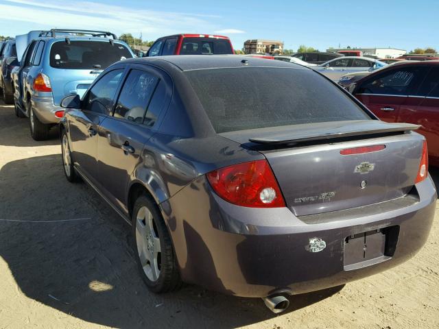 1G1AM58B367630664 - 2006 CHEVROLET COBALT SS PURPLE photo 3