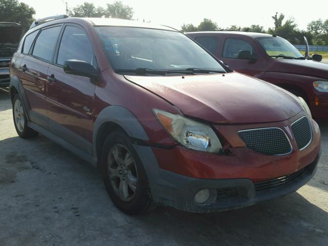 5Y2SL65806Z443027 - 2006 PONTIAC VIBE BURGUNDY photo 1