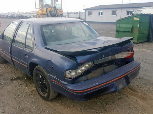 2G1WN54T7R9145741 - 1994 CHEVROLET LUMINA EUR BLUE photo 10