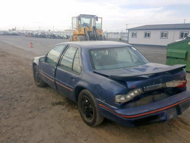 2G1WN54T7R9145741 - 1994 CHEVROLET LUMINA EUR BLUE photo 3