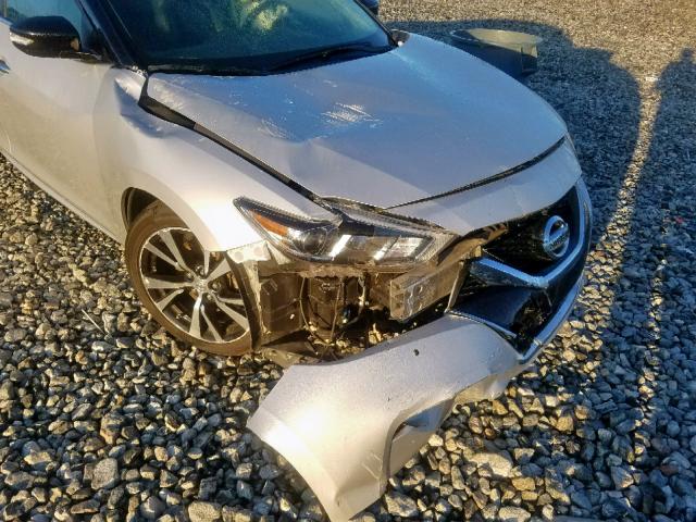 1N4AA6AP5JC377283 - 2018 NISSAN MAXIMA 3.5 SILVER photo 9