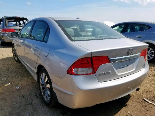 19XFA16999E001445 - 2009 HONDA CIVIC EXL 银色 照片 3