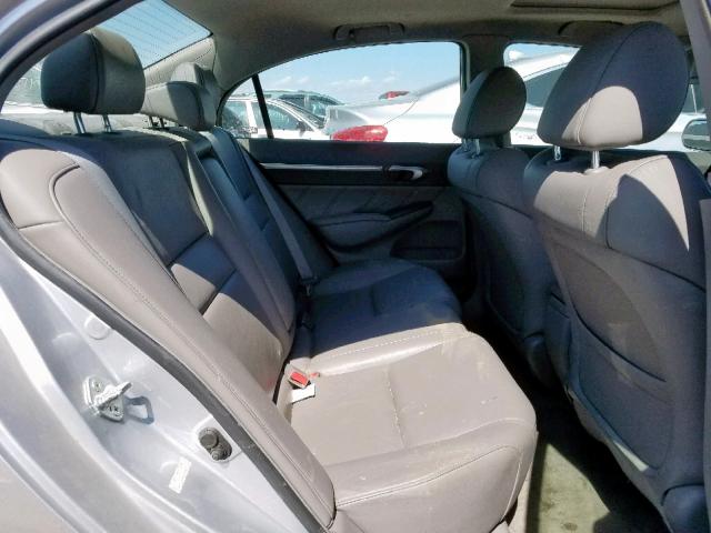 19XFA16999E001445 - 2009 HONDA CIVIC EXL 银色 照片 6