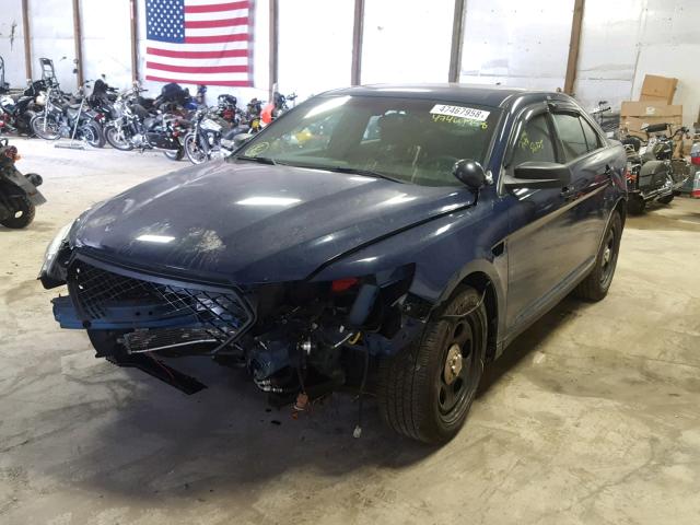 1FAHP2M81DG116935 - 2013 FORD TAURUS POL BLUE photo 2