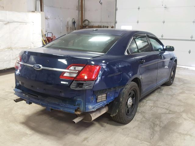 1FAHP2M81DG116935 - 2013 FORD TAURUS POL BLUE photo 4