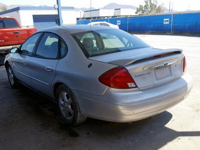 1FAFP55S23G276100 - 2003 FORD TAURUS SES SILVER photo 3