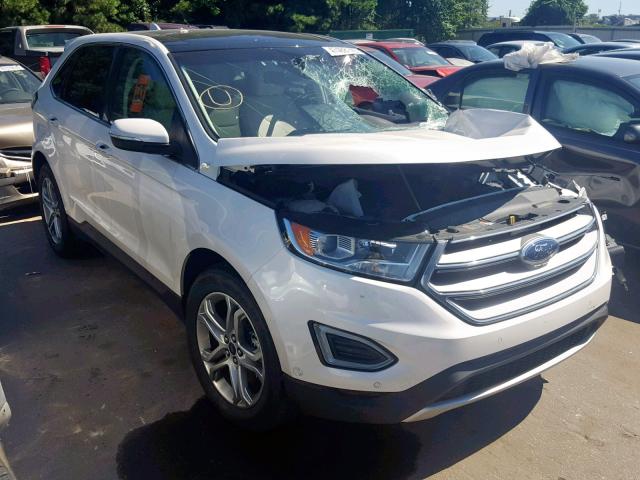 2FMPK3K8XFBB07864 - 2015 FORD EDGE TITAN WHITE photo 1