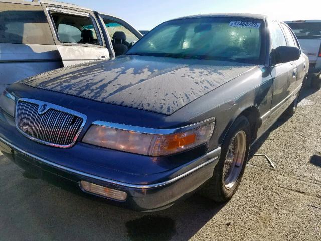 2MELM75WXTX700605 - 1996 MERCURY GRAND MARQ BLUE photo 2